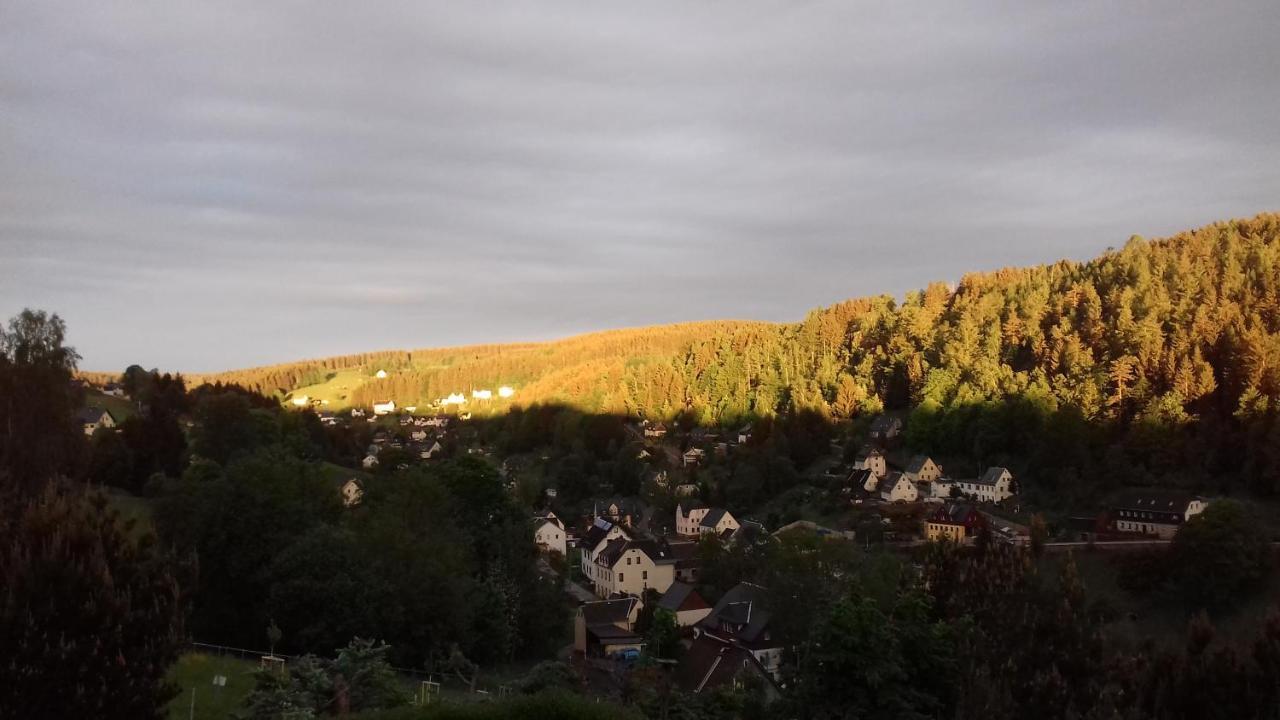Ferienwohnung Erzgebirge - Pobershau - Mit Schoenem Ausblick, Ruhige, Beste Lage Bagian luar foto