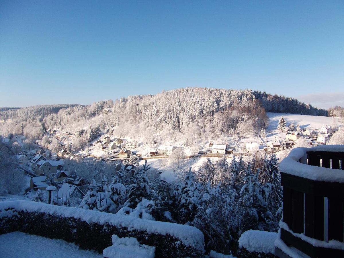 Ferienwohnung Erzgebirge - Pobershau - Mit Schoenem Ausblick, Ruhige, Beste Lage Bagian luar foto